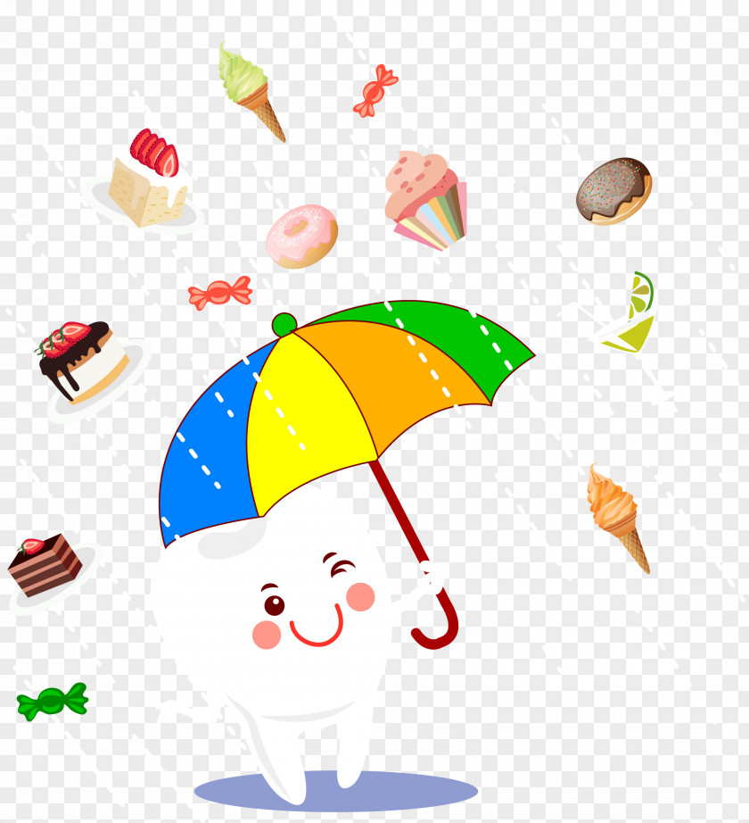 Umbrella Food Ice Cream Boston Doughnut Clip Art PNG