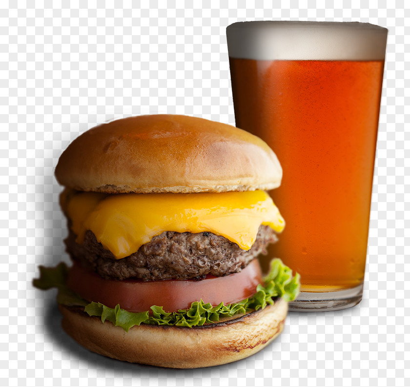 Gourmet Club Hamburger Cheeseburger Breakfast Sandwich Beer Fast Food PNG