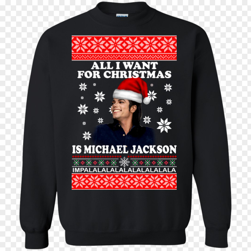 Michael Jackson T-shirt Hoodie Christmas Jumper Sweater PNG