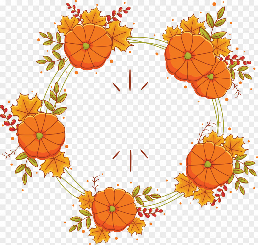 Thanksgiving Pumpkin Decorating Clip Art PNG