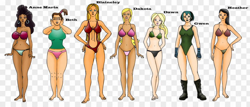 Total Drama Action Cast Video Season 5 Island Film Heather PNG