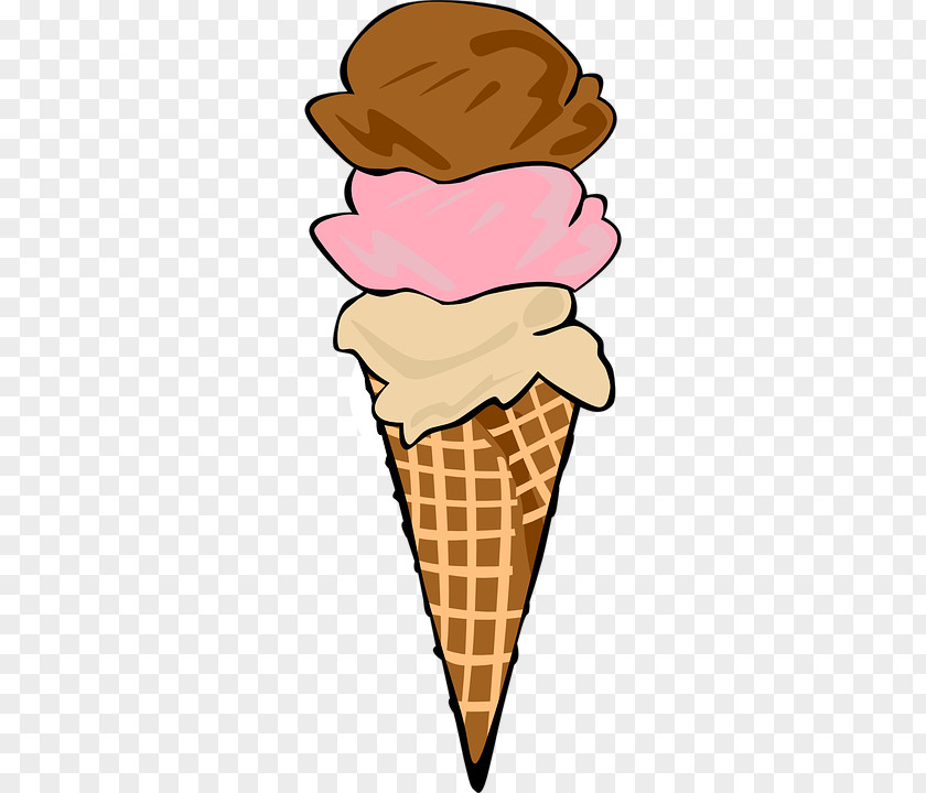 Gradual Ice Cream Cones Clip Art Vector Graphics PNG