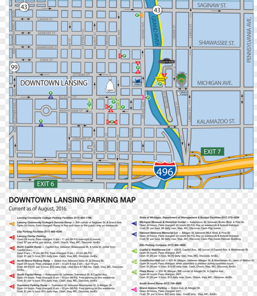 Map East Lansing Downtown Interstate 496 Boyne City PNG