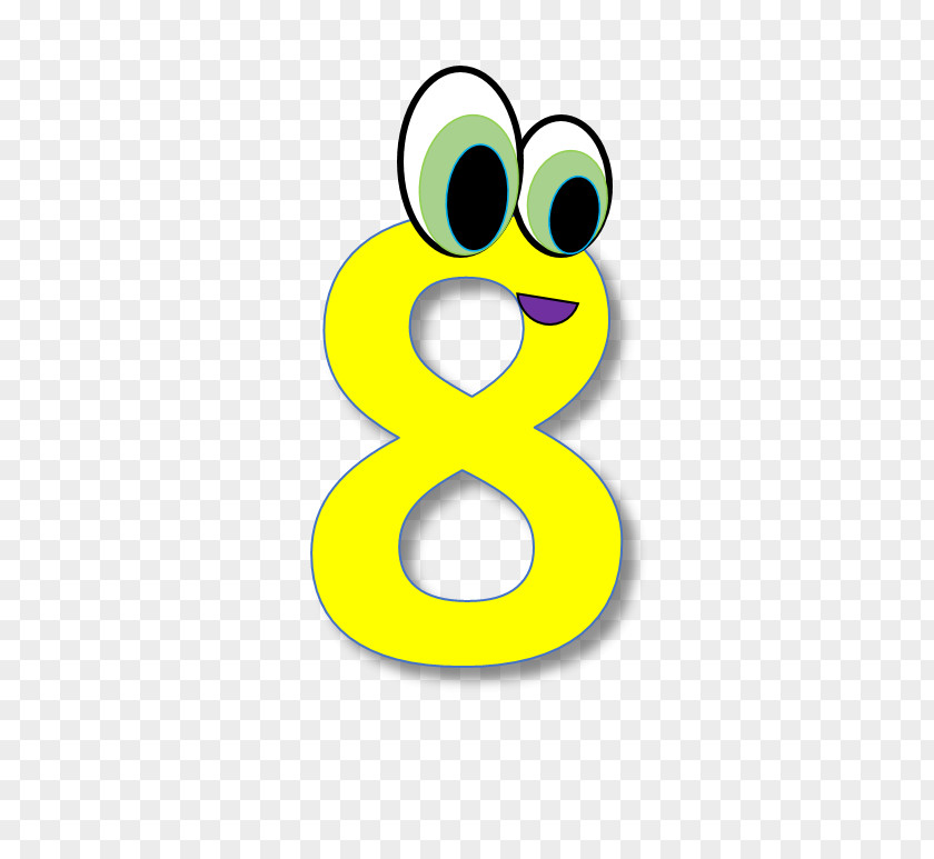 Number 8 Cliparts Frog Yellow Clip Art PNG