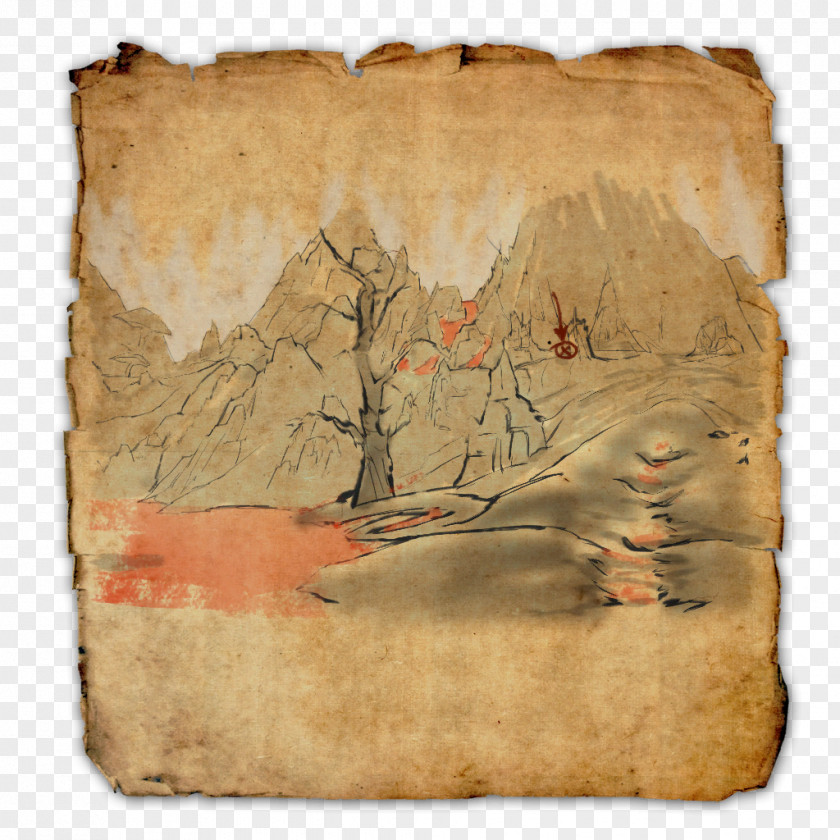 Pirate Map Treasure The Elder Scrolls Online Buried PNG