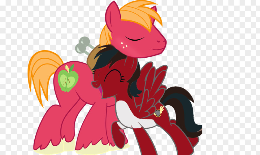REDCROSS Pony Fluttershy Applejack Big McIntosh Rainbow Dash PNG