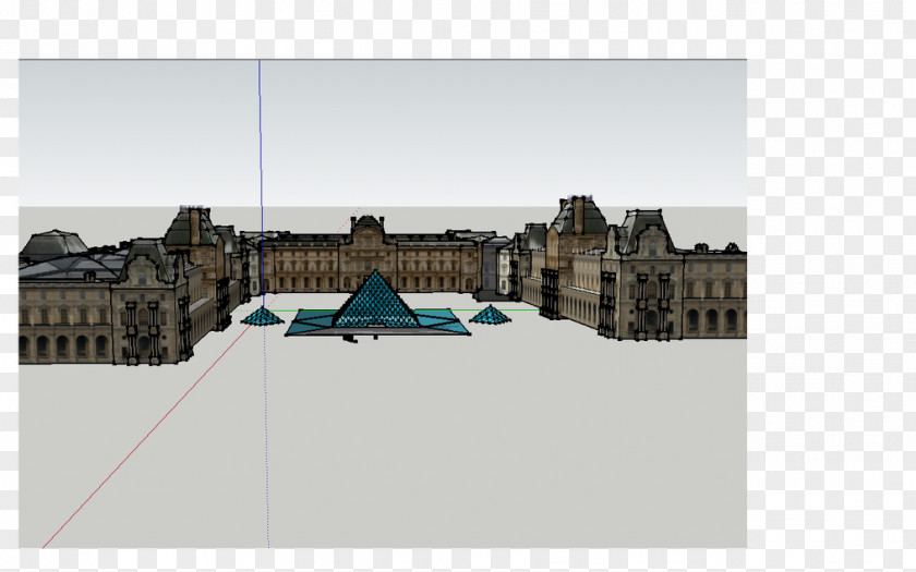 The Louvre Musée Du Pyramid SketchUp 3D Computer Graphics PNG