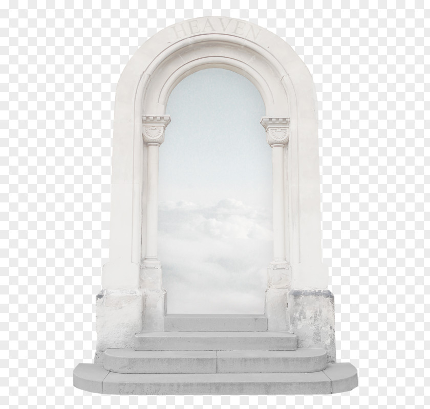White Arched Door Arch PNG