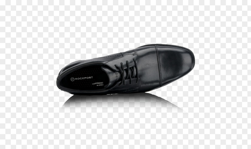 Black Leather Shoes Dress Shoe Slip-on Geox Derby PNG