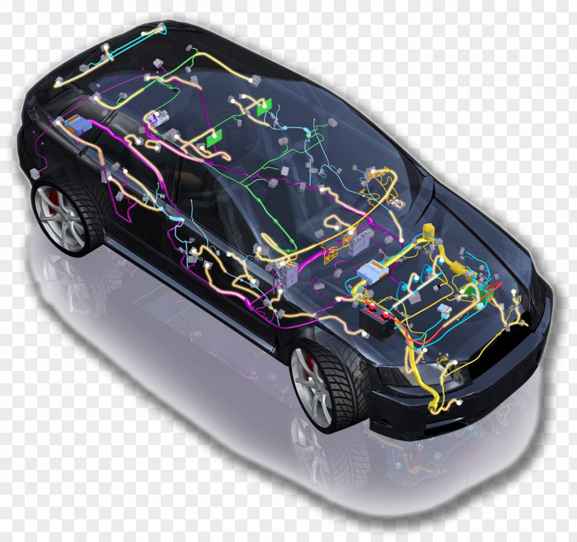 Electric Vehicle Car Automotive Electronics PNG