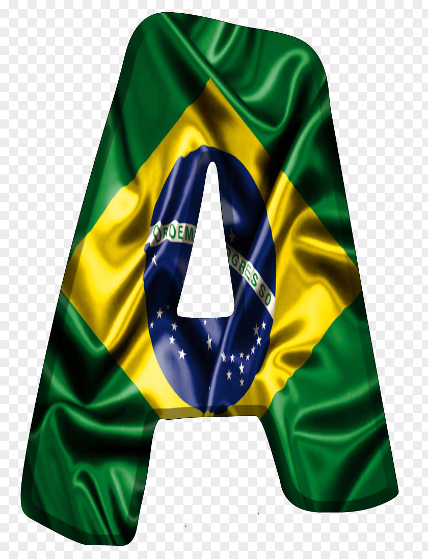 Flag Of Brazil Letter Alphabet PNG