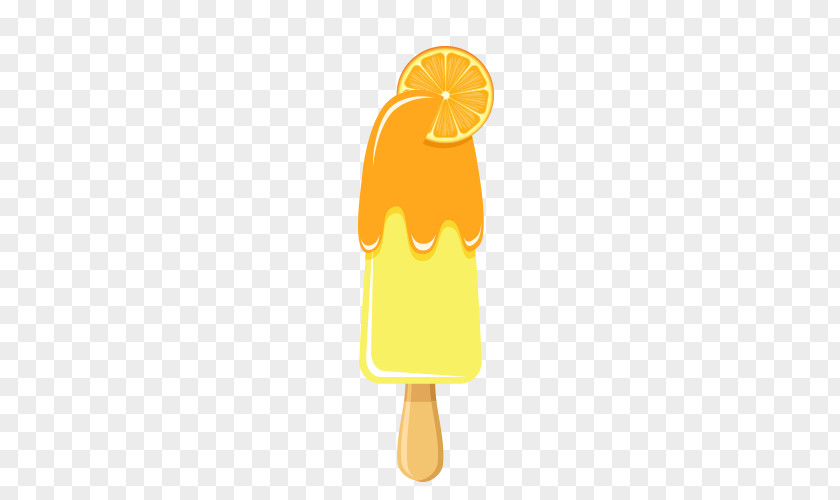 Ice Cream Cartoon Yellow Illustration PNG