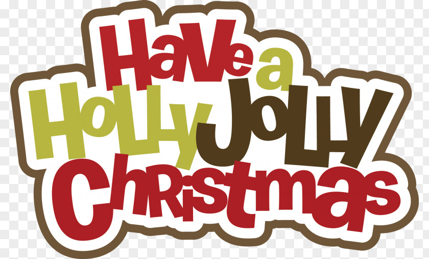 Jolly Santa Claus A Holly Christmas Clip Art PNG