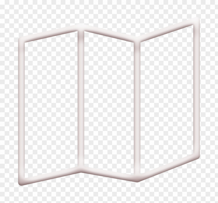 Picture Frame Table Map Icon Essential Set PNG