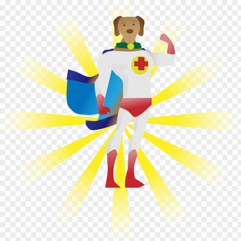 Superhero Dog Clip Art PNG