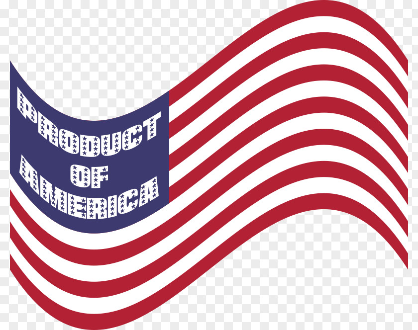 WAVY Flag Of The United States Clip Art PNG