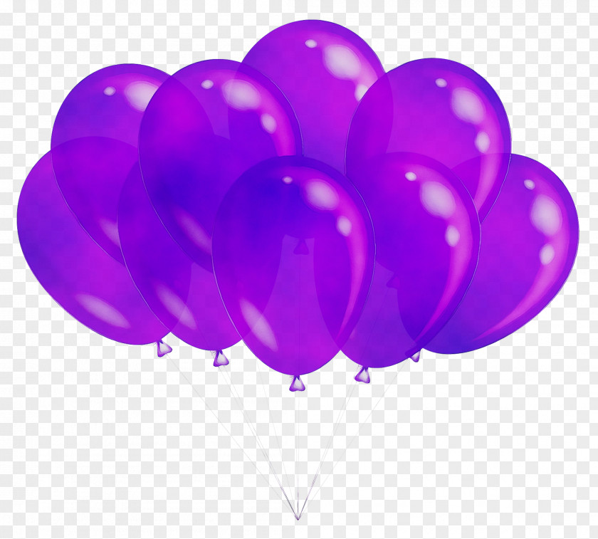Balloon Purple Heart PNG
