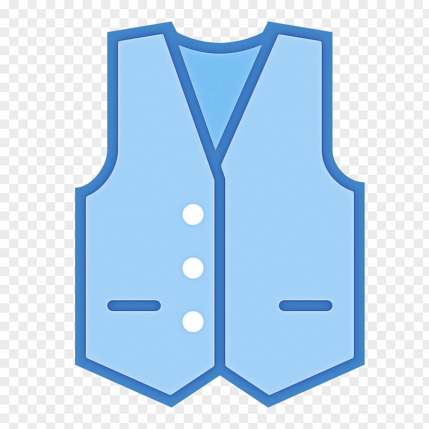 Sportswear Vest Blue Clothing Outerwear Electric PNG