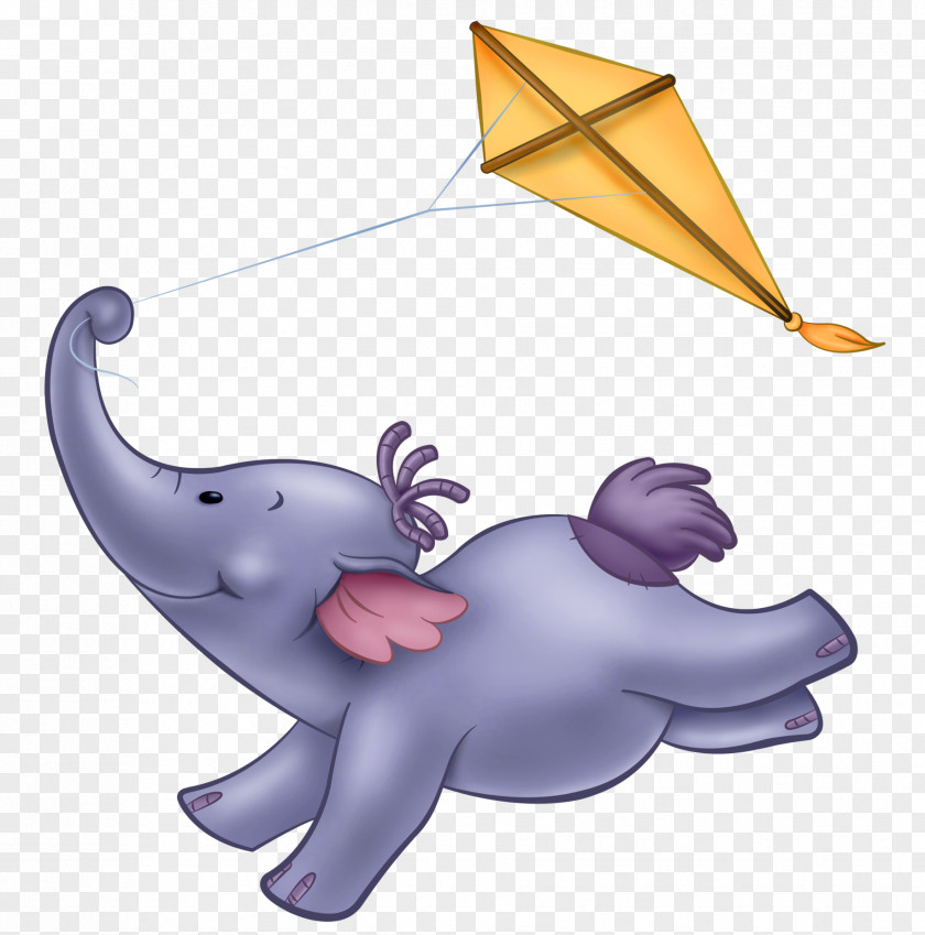 Cute Elephant Cartoon Picture Clip Art PNG