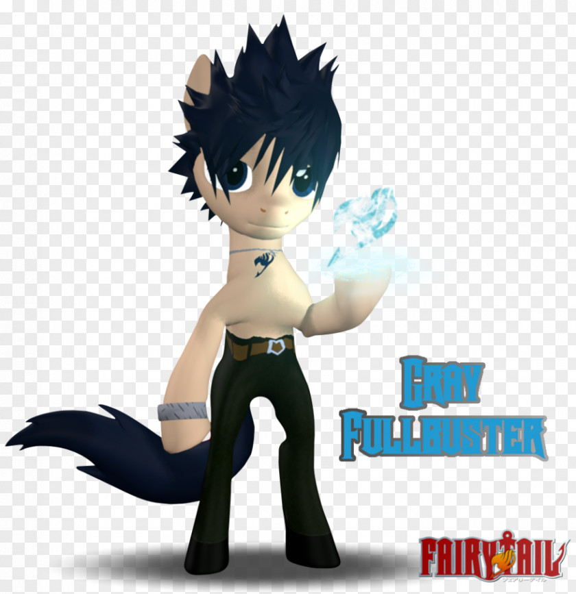 Gray Fullbuster Natsu Dragneel Pony Character Fairy Tail PNG