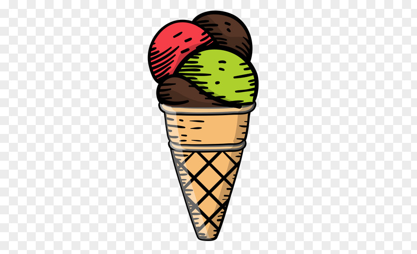 Ice Cream Cones Waffle Clip Art Sundae PNG