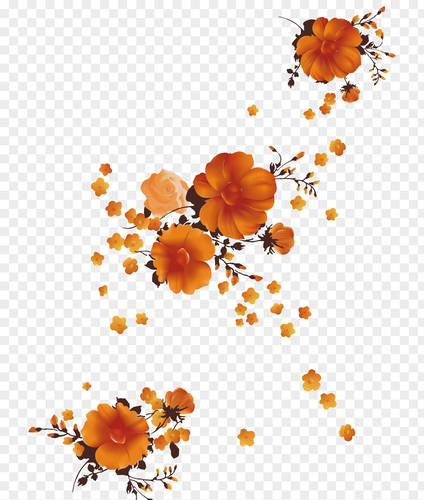 Plum Flower Graphic Design Icon PNG