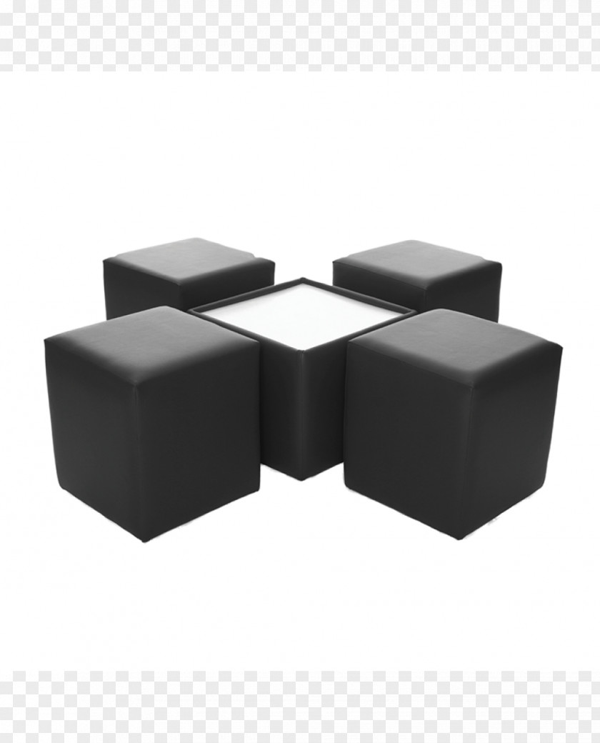 Table Foot Rests Seat Cube Couch PNG