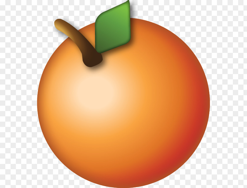 Tropical Fruit Emoji Orange Sticker Smiley PNG