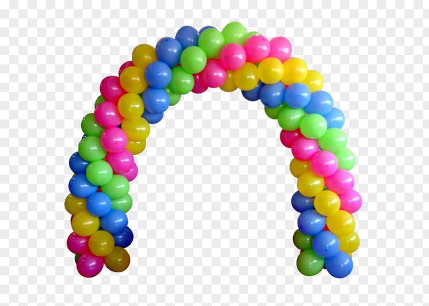 Balloon Border Arch Toy Mayflower Decorating Strip Birthday PNG