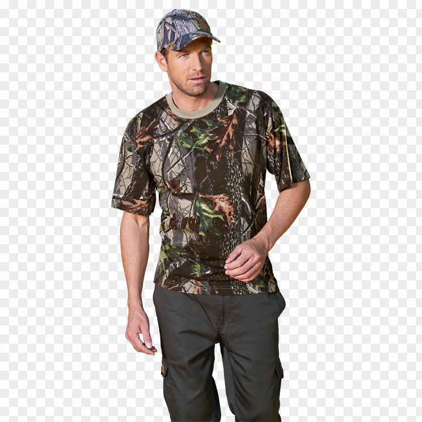 Deep Forest T-shirt Military Camouflage Sleeve PNG