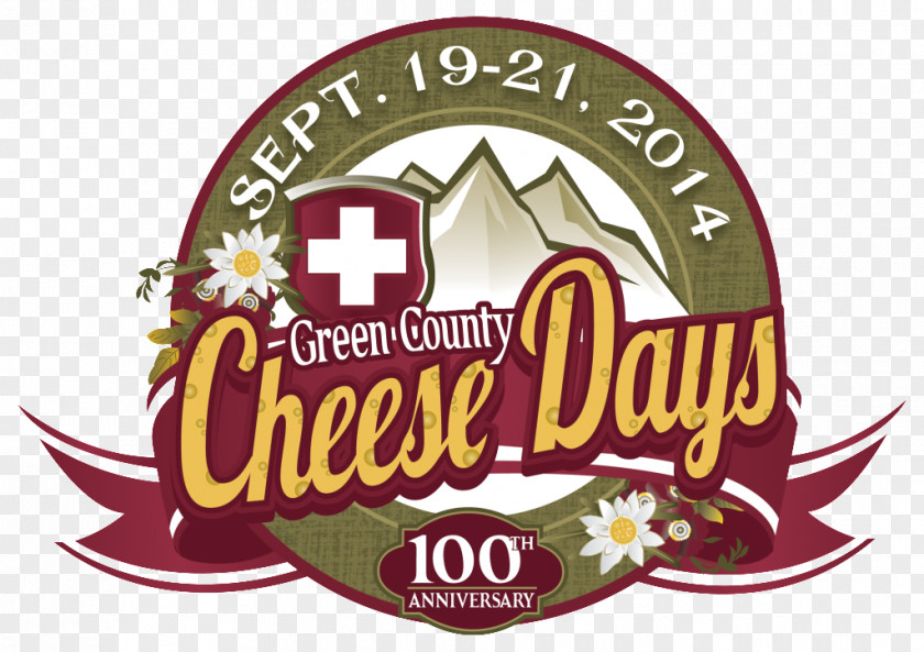 Green County Cheese Days Logo Brand Dairy PNG