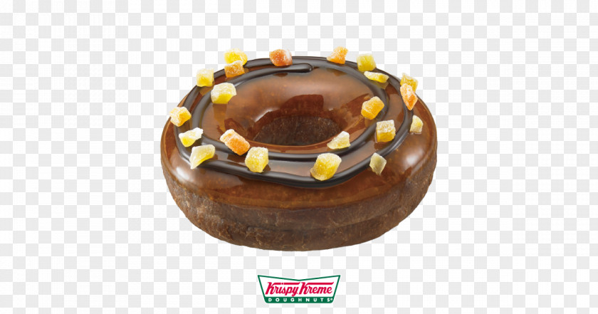 Krispy Kreme Donuts Chocolate Cake Praline Spread Caramel PNG