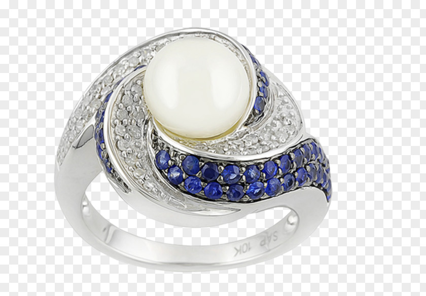 Sapphire Ring Jewellery Pearl Bitxi PNG