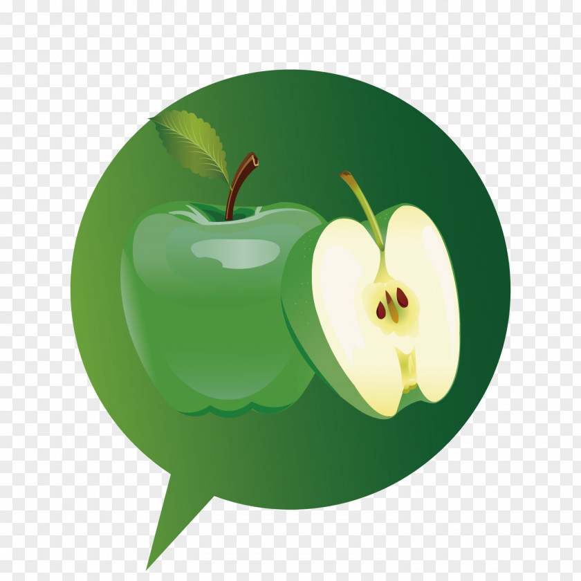 Apple Green Dialog Box PNG