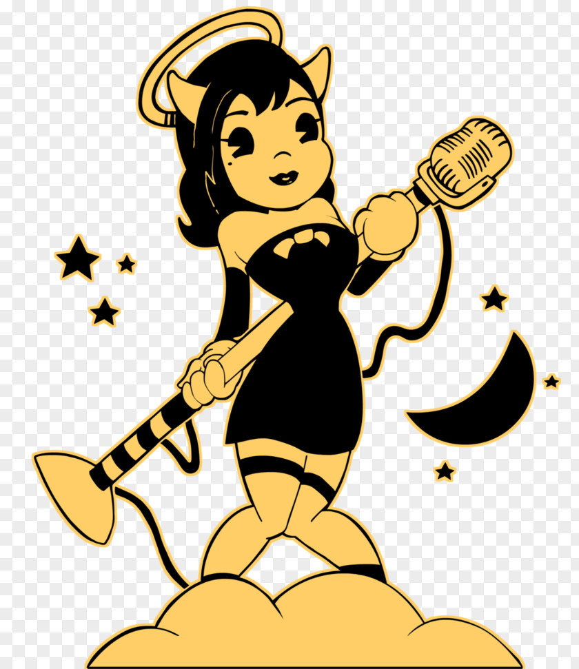 Alice Bendy And The Ink Machine Drawing Art TheMeatly Games PNG