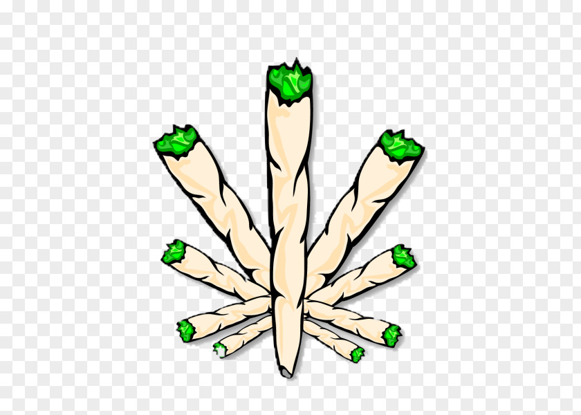 Cannabis Joint Smoking Drawing PNG