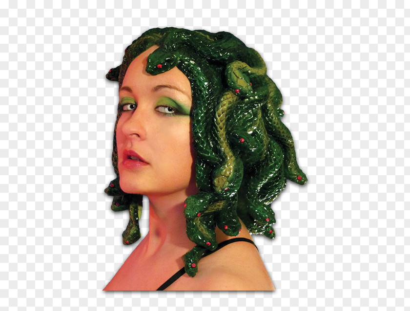 Medusa Costume Wig Clash Of The Titans Perseus PNG