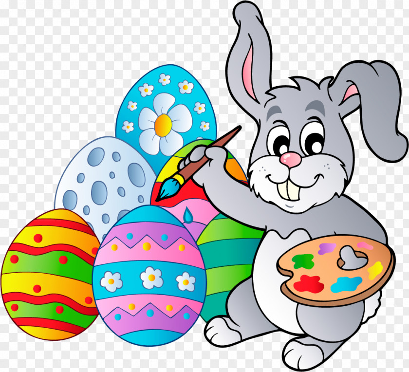 Summer Easter Sticker Bunny Clip Art Egg PNG