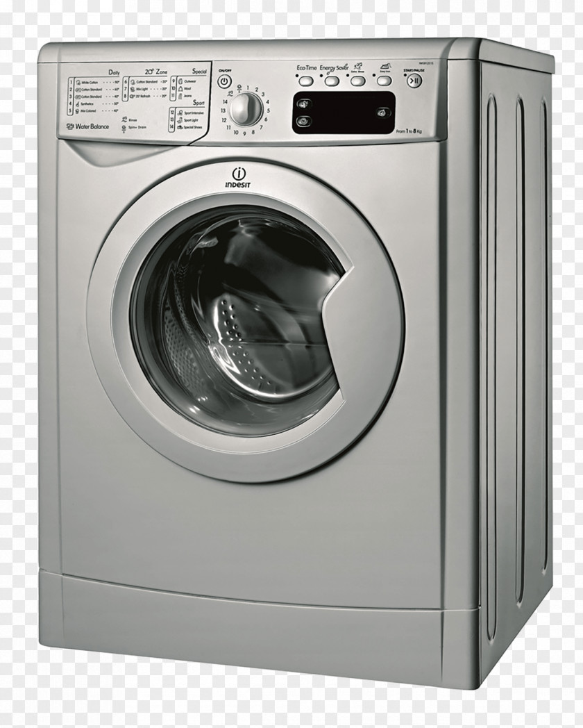 Washing Clothes Dryer Machines Combo Washer Indesit Co. Home Appliance PNG