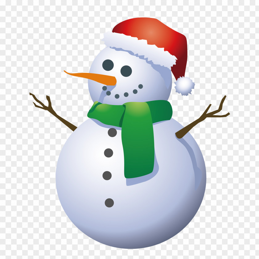 Christmas Snowman Graphic Arts Painting Clip Art PNG