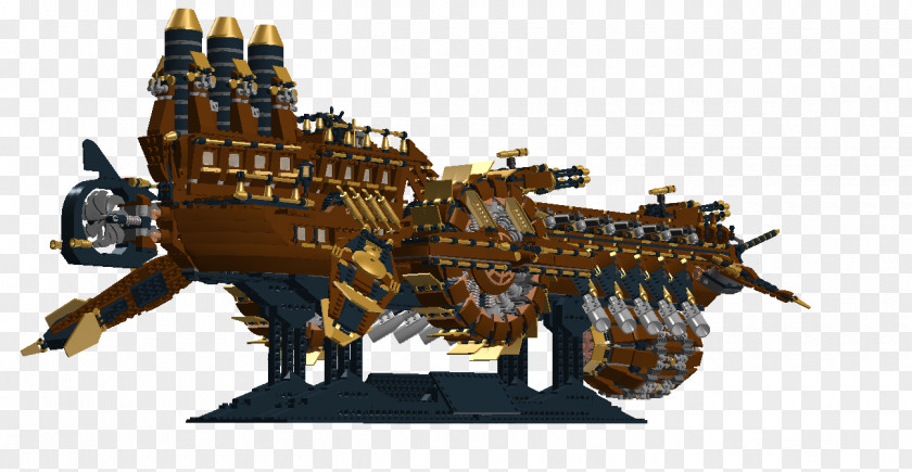 Destroyer Ship Steampunk Battleship Science Fiction Dreadnought PNG