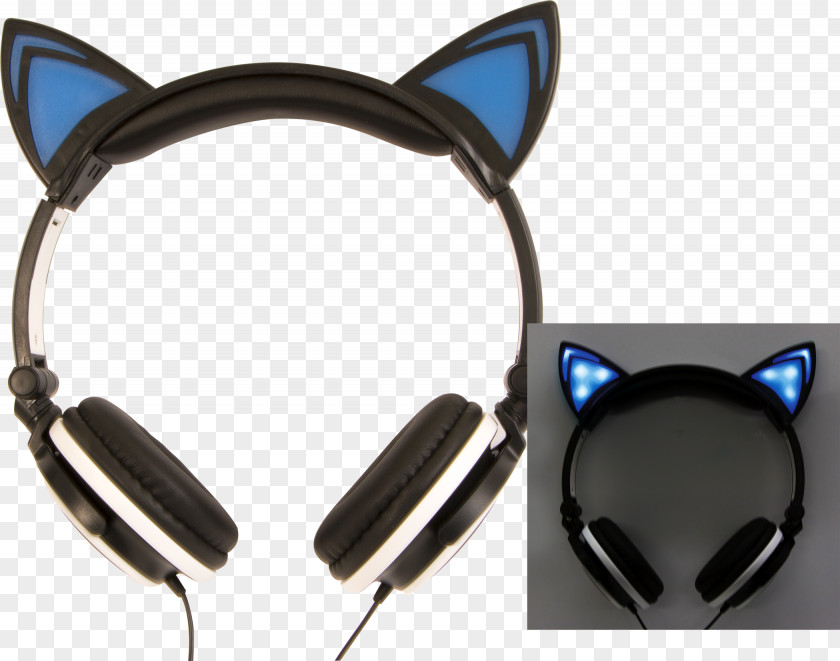 Cat Ears Headphones Auricle Light Ear PNG
