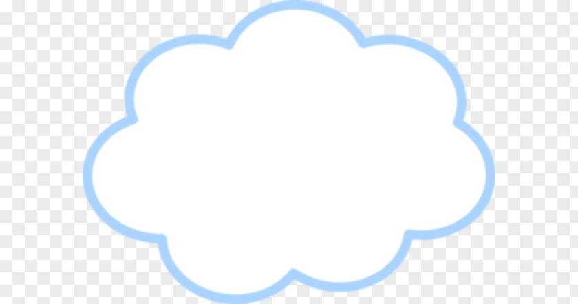 Cloud Outline Computing Clip Art PNG