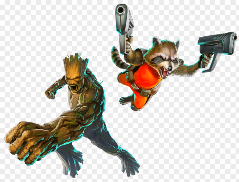Guardians Of The Galaxy Marvel Puzzle Quest Rocket Raccoon Groot Star-Lord PNG