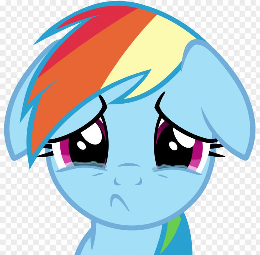 Rainbow Cartoon Dash Pinkie Pie Rarity Crying PNG