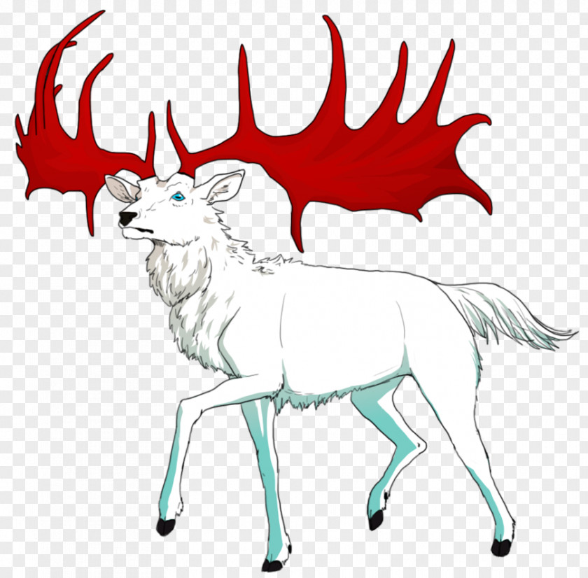 Reindeer Antler Line Art Wildlife Clip PNG