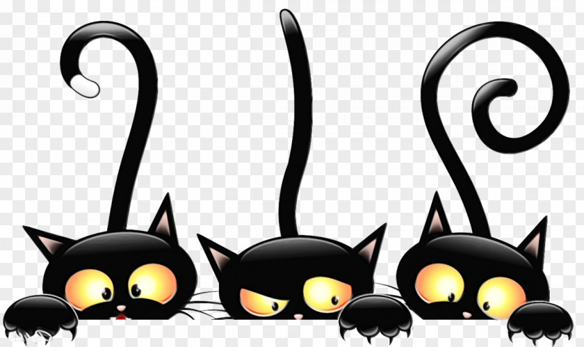 Tail Fictional Character Black Cat Clip Art Small To Medium-sized Cats Whiskers PNG