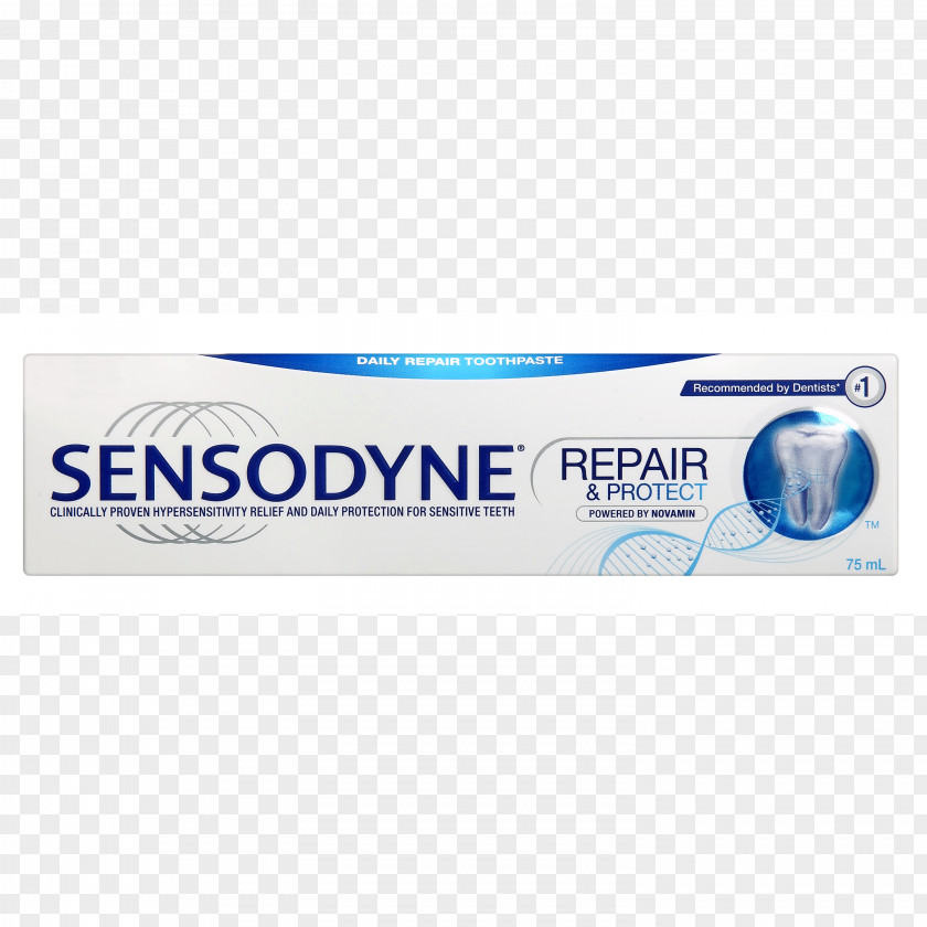 Toothpaste Sensodyne Repair And Protect 24/7 Protection PNG