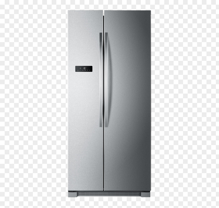 Silver Refrigerator Angle PNG