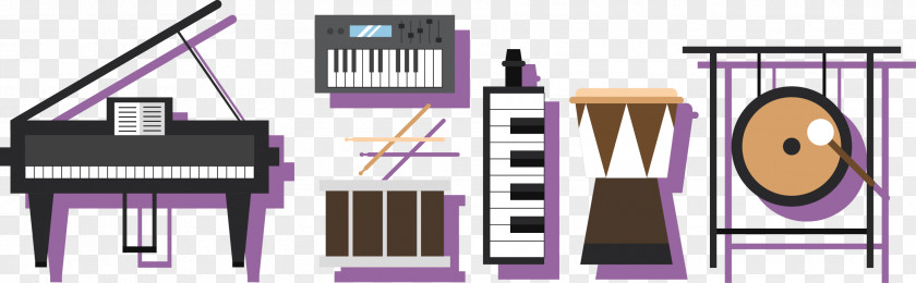Vector Piano Musical Instrument PNG